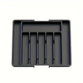 TEMU Cross-border New Expandable Utensil Tray Extended Tableware Storage Box Home Amazon