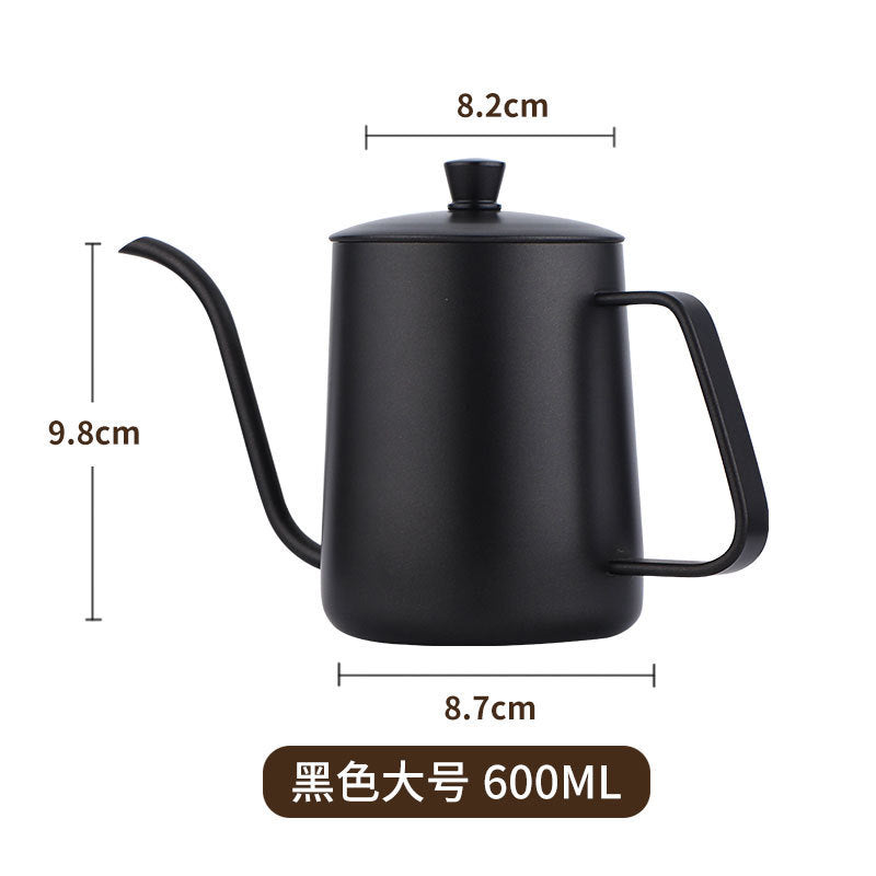 Pour-Over Kettle with Fine Spout, 304 Long Spout Kettle, Coffee Pot for Drip Coffee, Filter Cup, Coffee Utensils, Coffee Cup