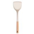 Wooden Handle Silicone Kitchen Utensil Set, Non-Stick Pan, Silicone Spatula, Soup Spoon, High Temperature Resistant Silicone Cooking Spatula, Daily Kitchen Utensils
