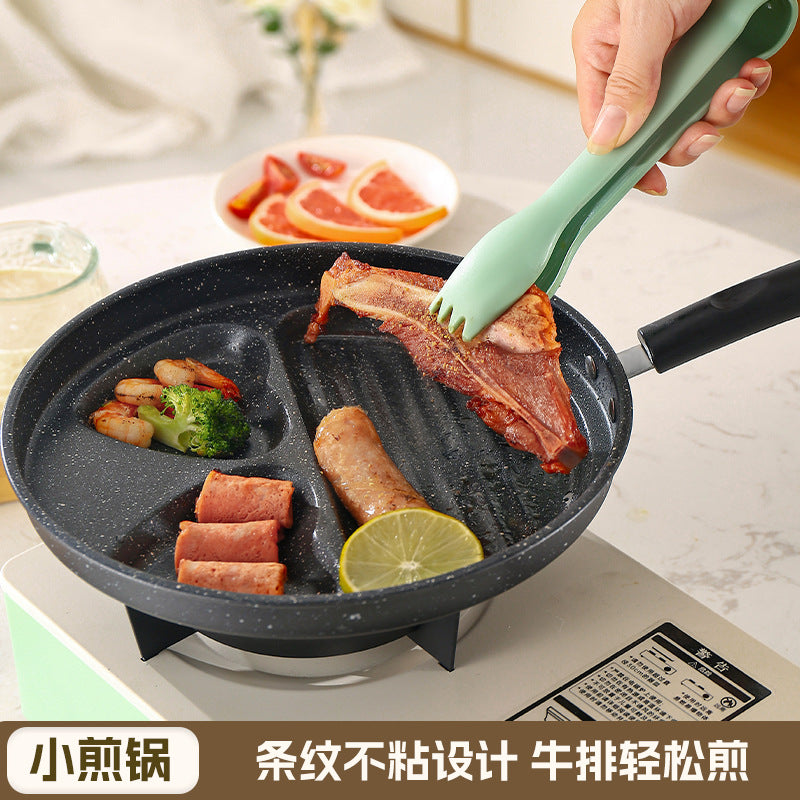 Manufacturer Wholesale Pancake Frying Pan Flats Bottom Four-Hole Non-Stick Pan Household Omelette Artifact Breakfast Pan Kitchen Utensils Eggs