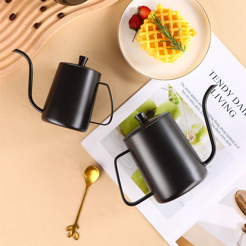Pour-Over Kettle with Fine Spout, 304 Long Spout Kettle, Coffee Pot for Drip Coffee, Filter Cup, Coffee Utensils, Coffee Cup