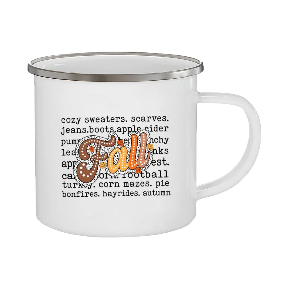 Fall Lover Enamel Mug
