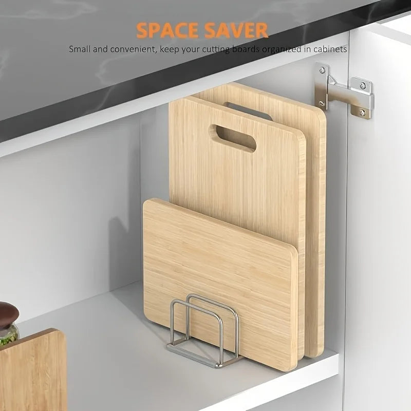 Pot Lid and Cutting Board Organizer Combo