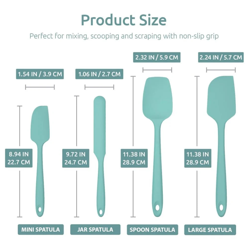 High-Heat Silicone Spatula Set