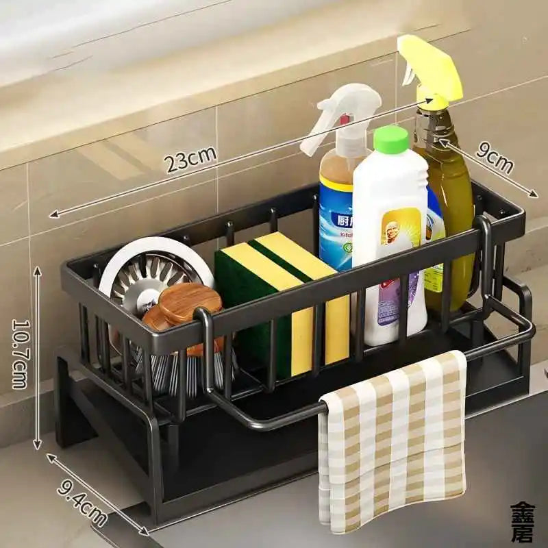 The Faucet-Mounted Sink Organizer