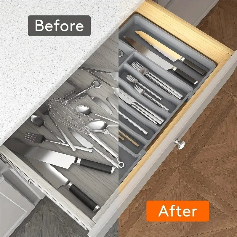 Adjustable Flatware Tableware Organizer