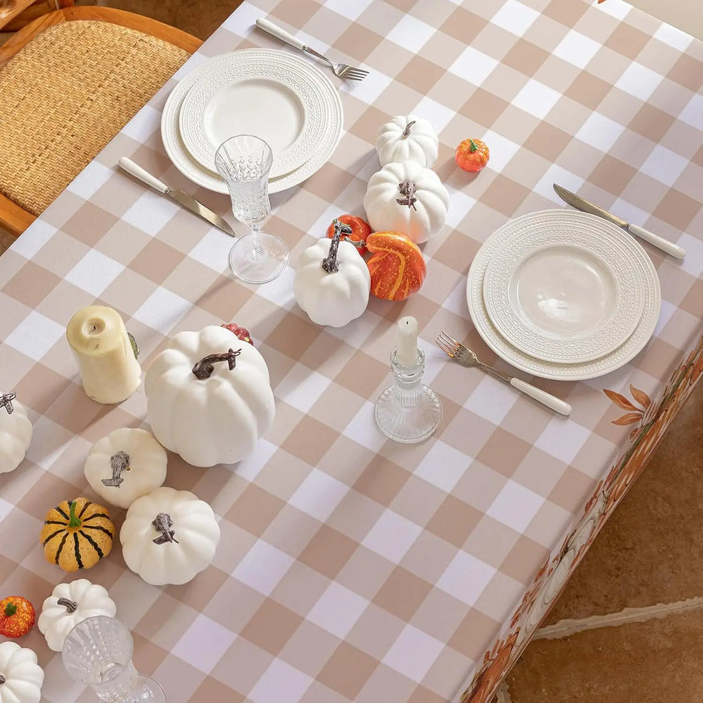 Buffalo Plaid Harvest Tablecloth