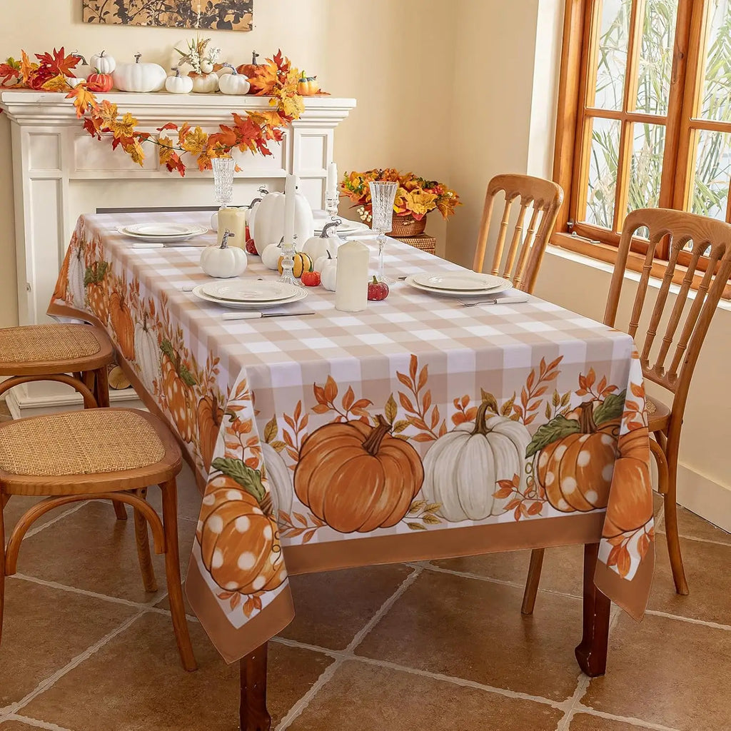 Buffalo Plaid Harvest Tablecloth