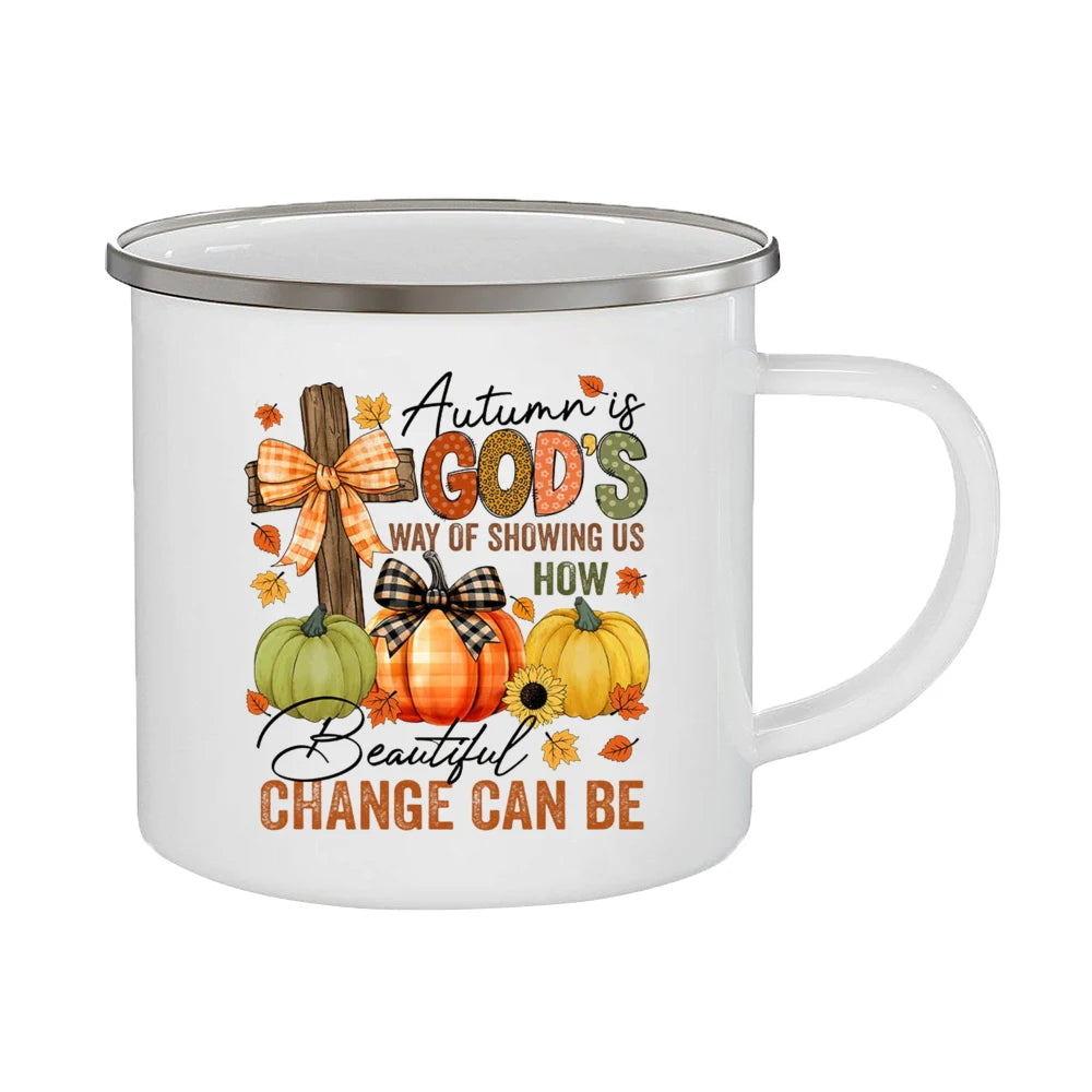 Fall Lover Enamel Mug