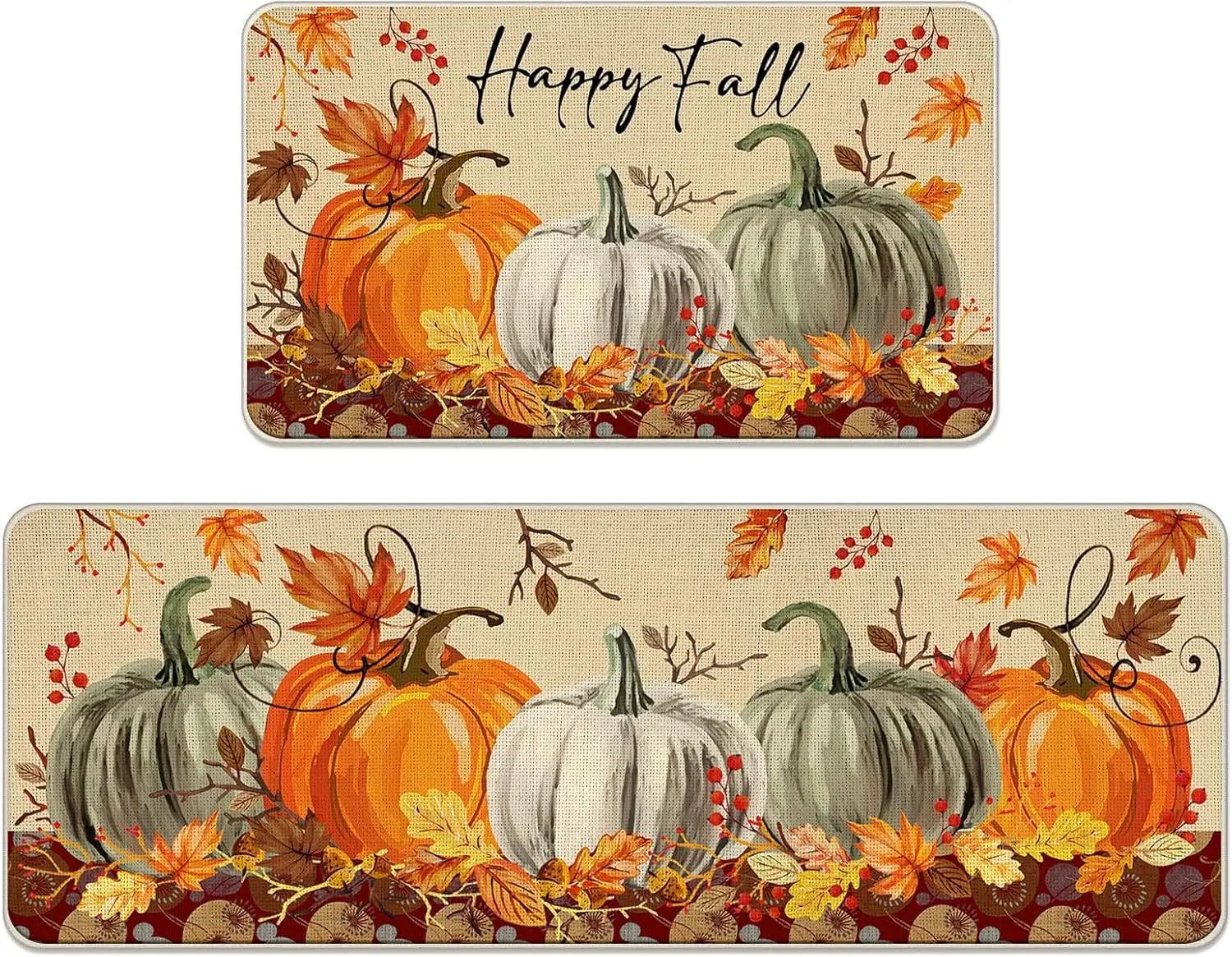 Fall Maple Leaf Floor Mat