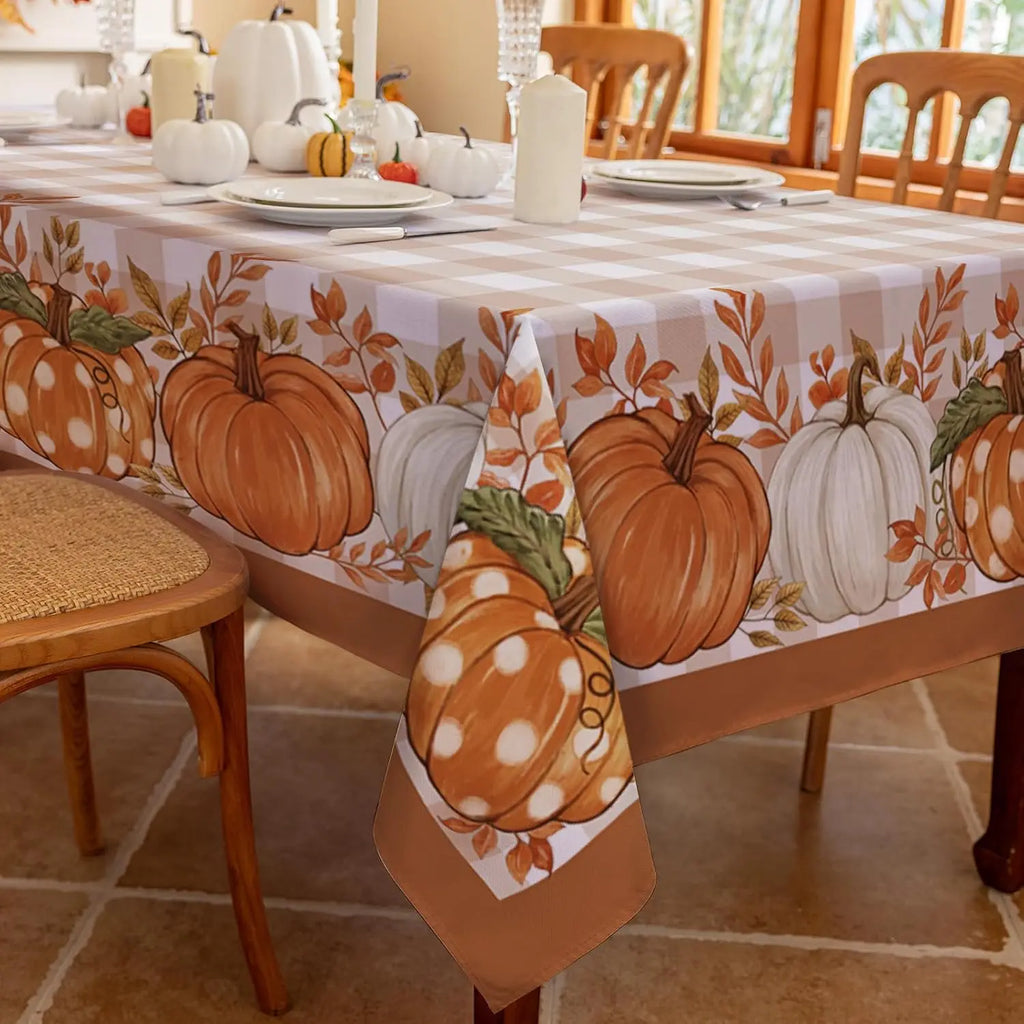 Buffalo Plaid Harvest Tablecloth