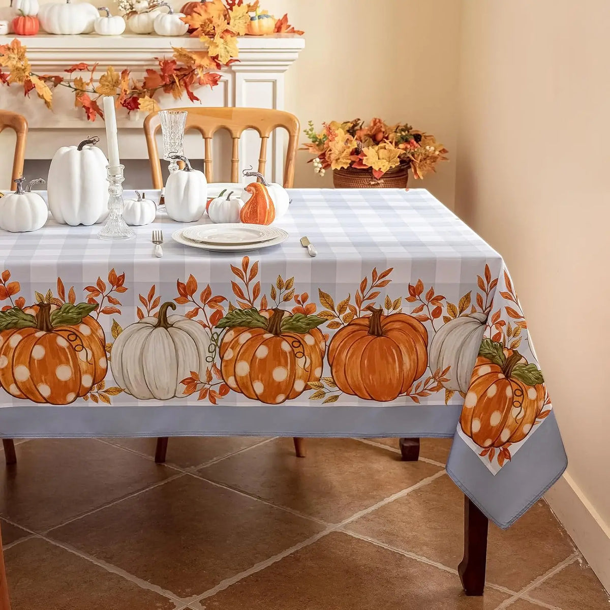Buffalo Plaid Harvest Tablecloth