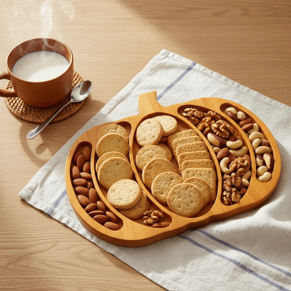 Pumpkin Charcuterie Snack Tray