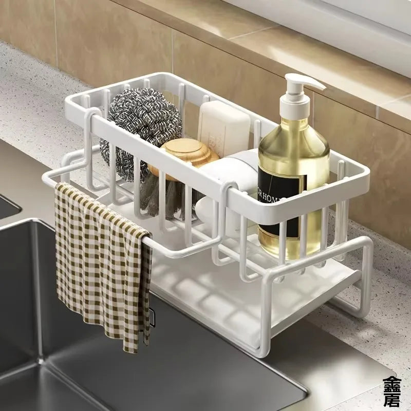 The Faucet-Mounted Sink Organizer