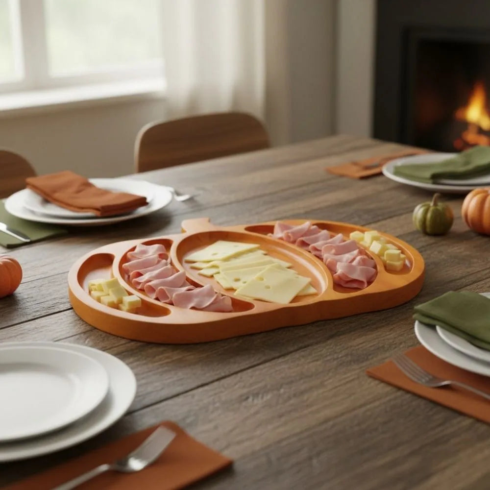 Pumpkin Charcuterie Snack Tray