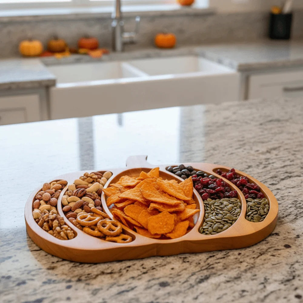 Pumpkin Charcuterie Snack Tray