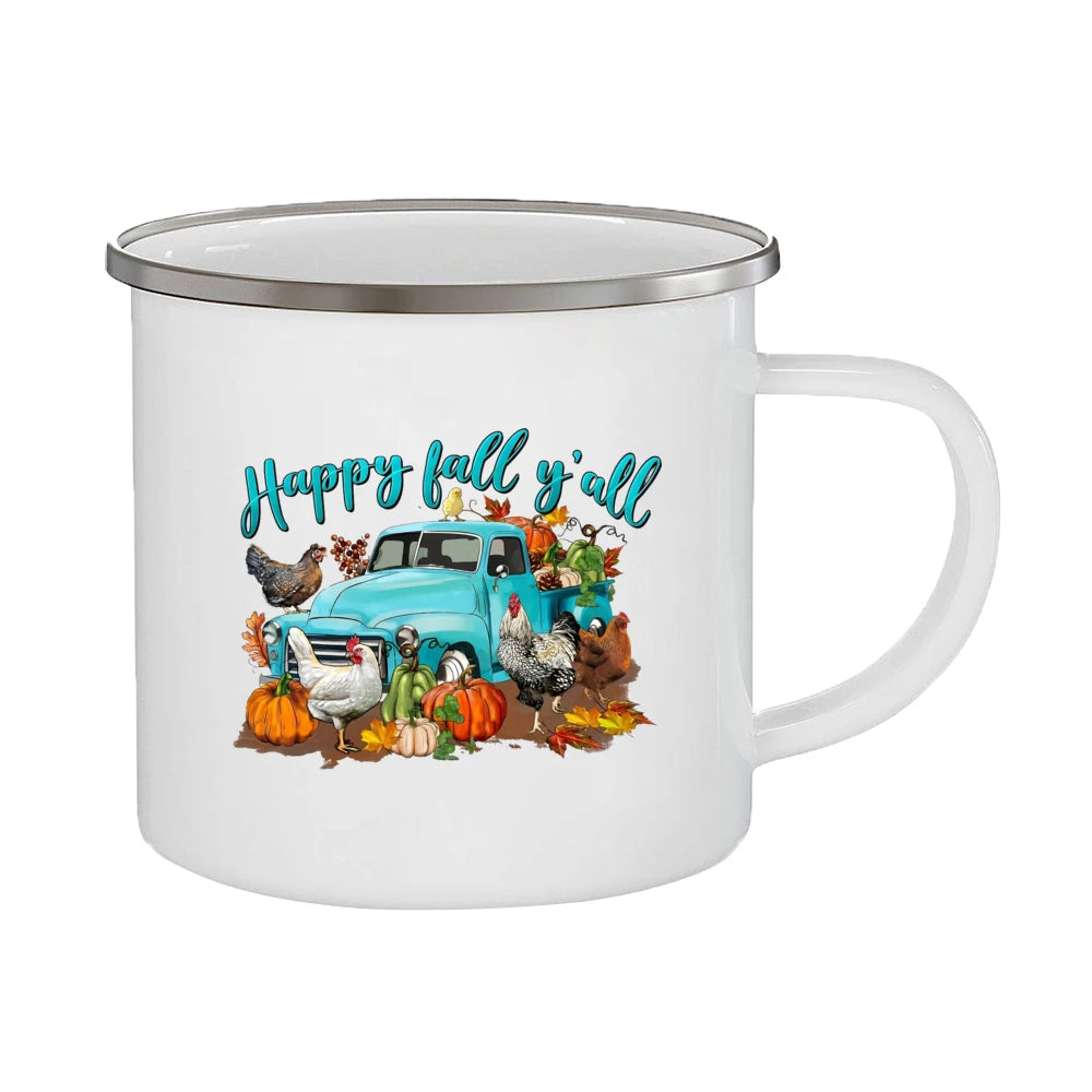 Fall Lover Enamel Mug